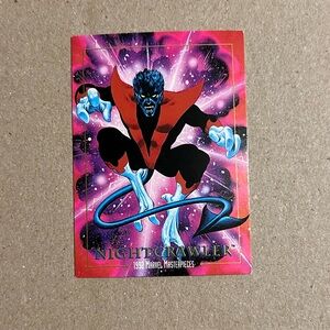 1992 SkyBox Marvel Masterpieces Nightcrawler #62 Trading Card